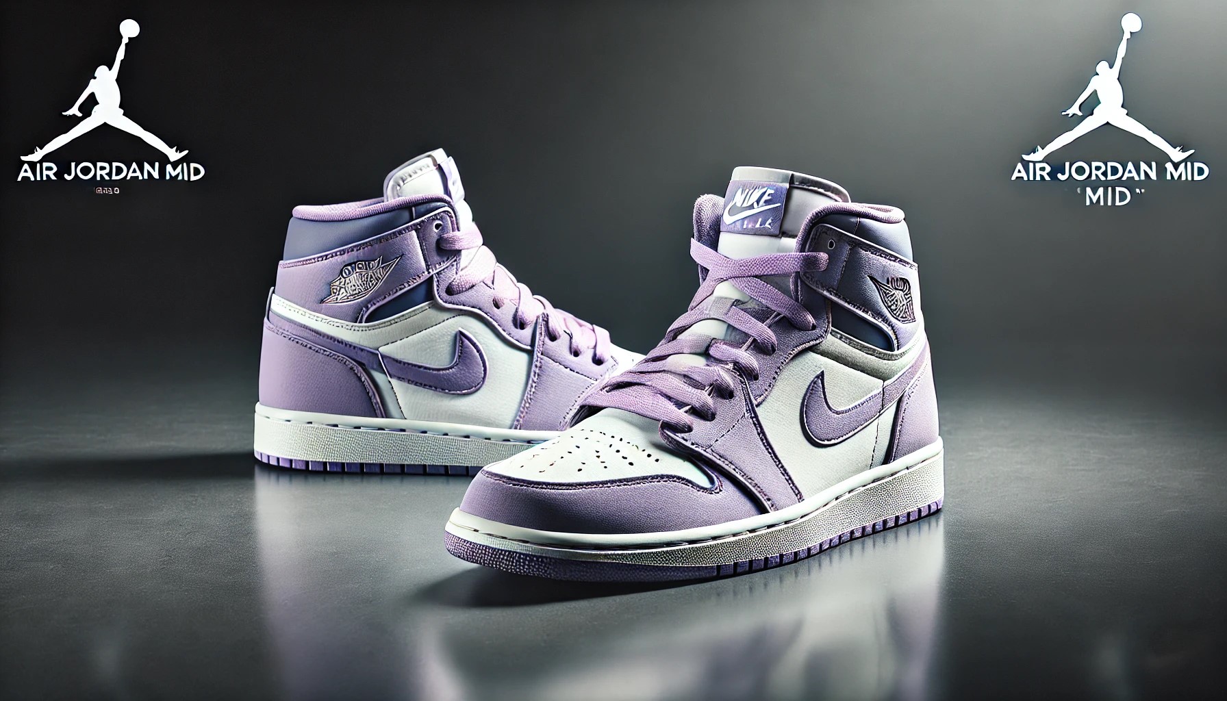Air Jordan 1 Mid Barely Grape (GS)široko